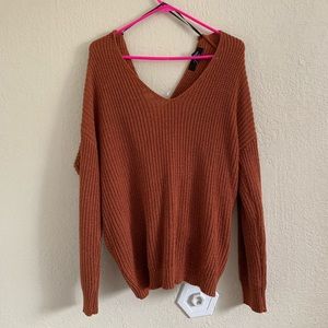 Forever21 rust sweater